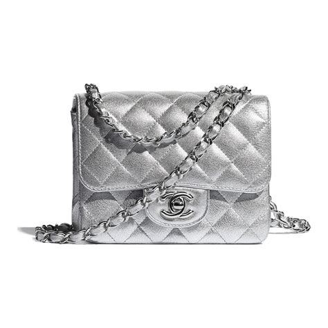 chanel mini silver bag|chanel mini flap bag 2022.